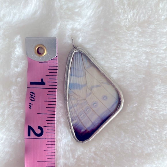 Sterling Silver 925 Butterfly Wing Pendant - Picture 3 of 14
